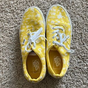 Yellow Lace up Vans